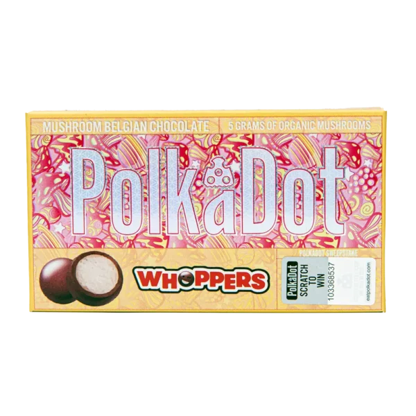 The Polkadot Whopper Mushroom Chocolate Bar takes this tradition a step further by incorporating 4 grams of Albino A strain mushrooms into each bar. This fusion ...