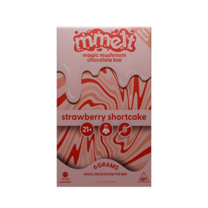 Each Strawberry Shortcake Mmelt Magic Mushroom Chocolate Bar contains 10 individual pieces, offering flexibility in dosage and consumption.